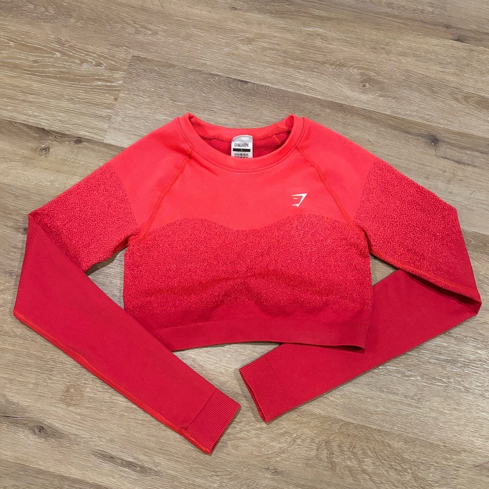 Gymshark Red Crop Top